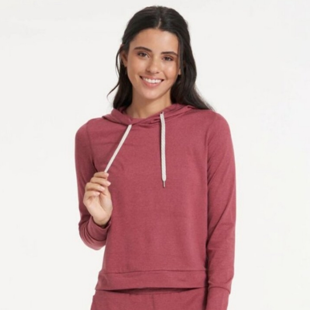 Vuori Women's Halo Essential Hoodie Desert Rose Size Small
